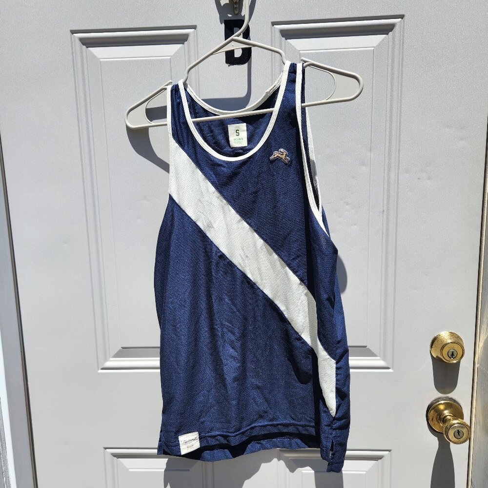 Tracksmith Van Cortlandt Singlet - Mens S - Navy